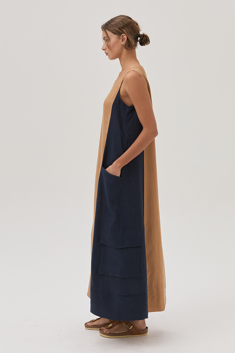 Vestido Safari Camel