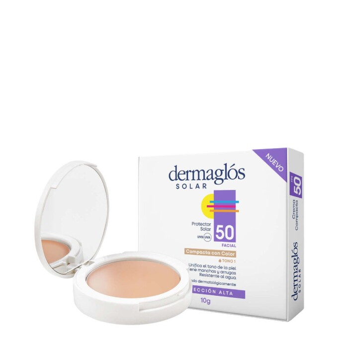 DERMAGLOS SOLAR COMPACTO SPF50 TONO 01 única