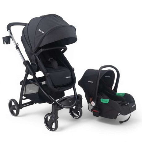 Coche Travel System I-Size Alfa Bebesit Negro