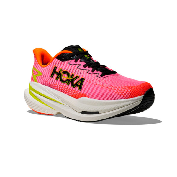 Hoka Champion Mach X 3 Mujer - Rosado neon/Naranja neon Rosado-Naranja