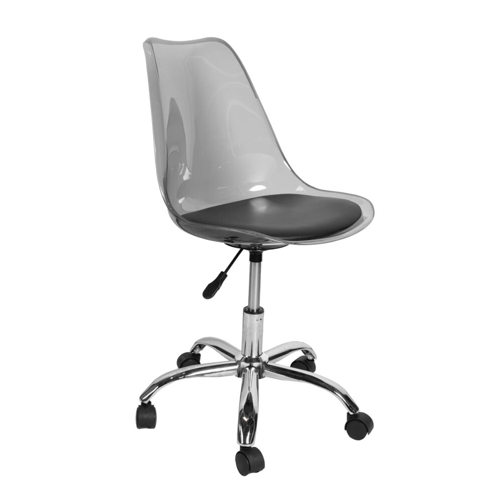 SILLA DE OFICINA POLIPROPILENO NEGRO HYL-053
