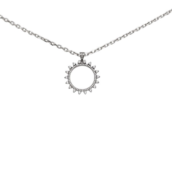 Dije Colgante Sol-Plata 925-Circonia-CP3500 conpiedra