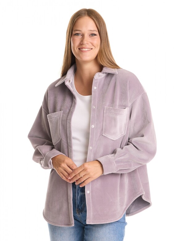Sobrecamisa Corduroy Soft LAVANDA