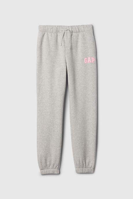 Pantalón Deportivo Niña Light Heather Grey B08
