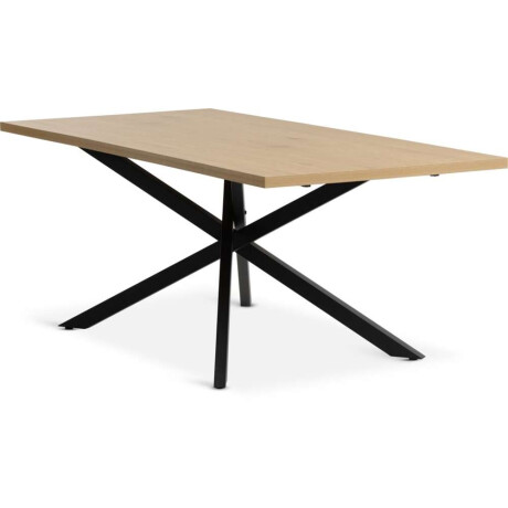 Mesa De Comedor Nortoft 95X200 Roble/Negro