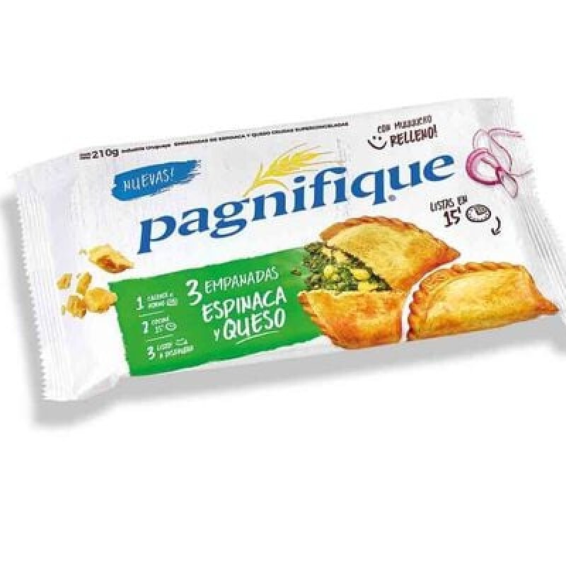 EMPANADAS ESPINACA Y QUESO X3 PAGNIFIQUE EMPANADAS ESPINACA Y QUESO X3 PAGNIFIQUE