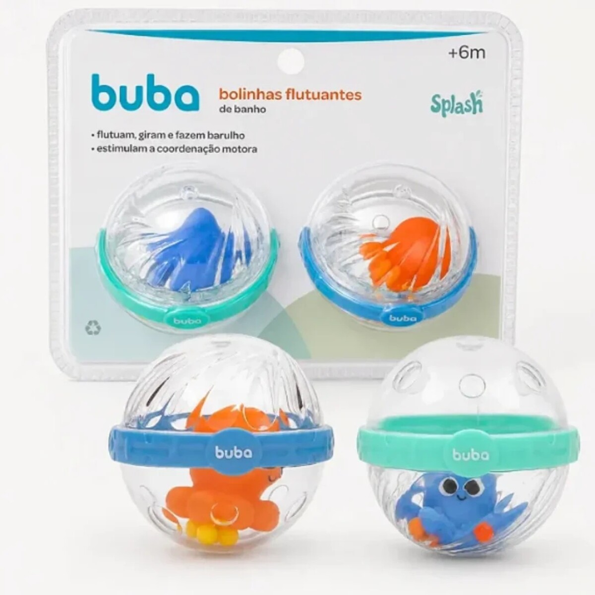 Juego de baño pelotas flotantes Buba Splash 