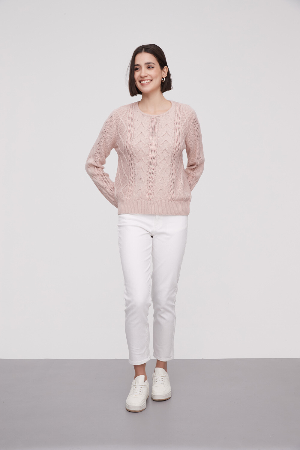 Sweater Focio Rosa Viejo