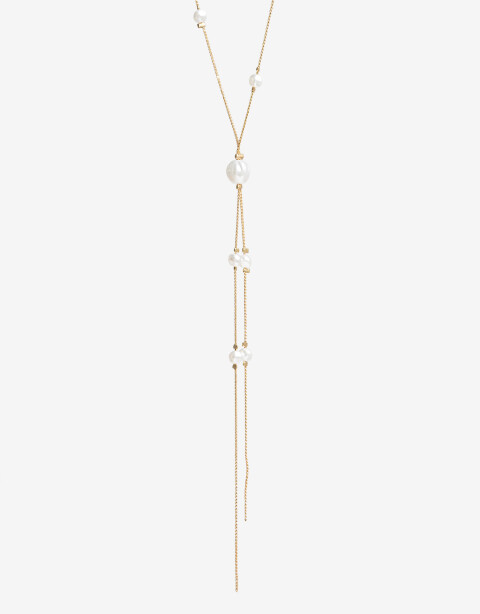 Collares Largos Perlas Collar Largo Perlas - Dorado