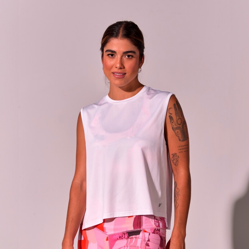 Remera Tank Joana de Mujer Blanco