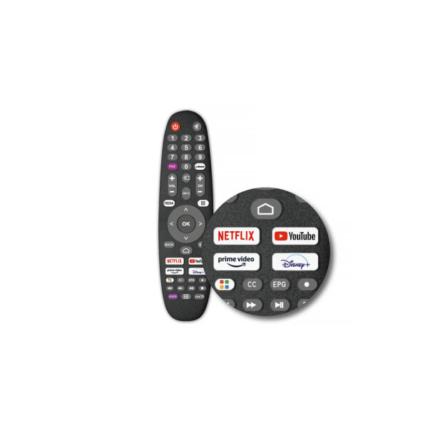 Tv Puntkal 43`` Pk-43 Jjv Smart Full Hd Netflix Disney TV 43 PUNKTAL PK-43JJV
