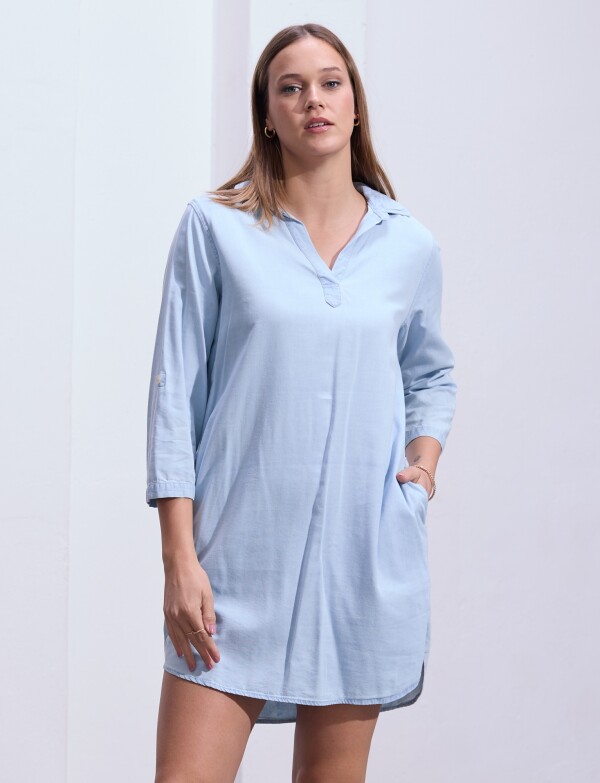 Vestido Tencel JEAN CLARO