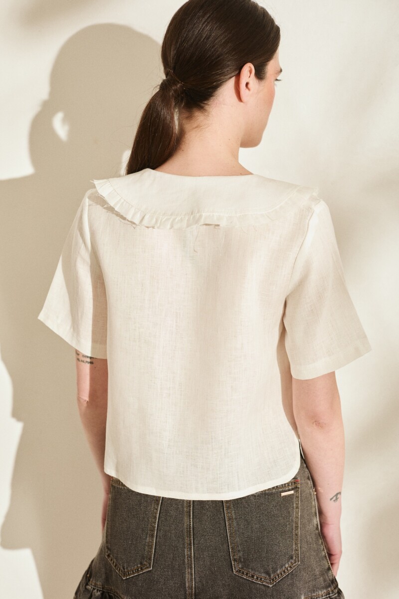BLUSA BOSQUE Manteca