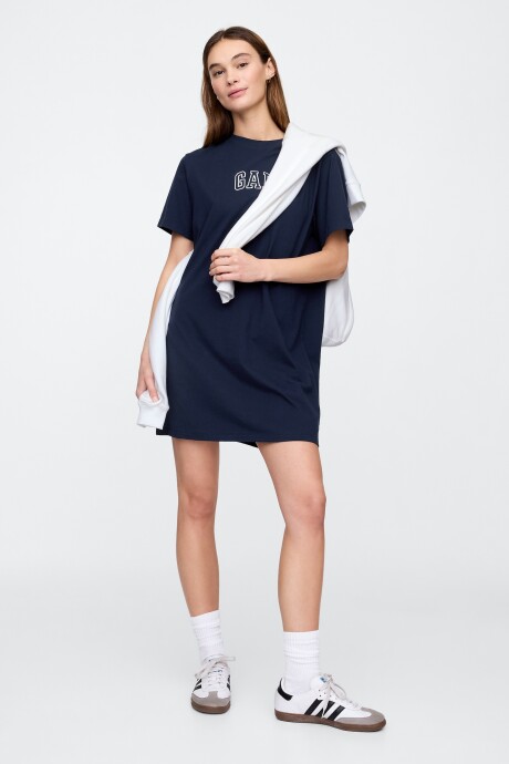 Vestido Logo Gap Mujer Navy Uniform