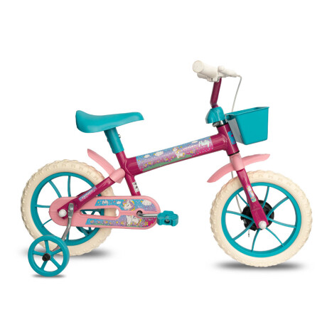 Bicicleta Infantil Verden Con Rueditas Montaña Rod 12 Violeta