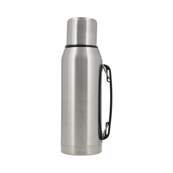 Termo 1 Litro Con Mate Acero Inoxidable Con 2 Picos Cebador Y Bombilla Imback Termico Doble Capa Plateado Termo 1 Litro Con Mate Acero Inoxidable Con 2 Picos Cebador Y Bombilla Imback Termico Doble Capa Plateado