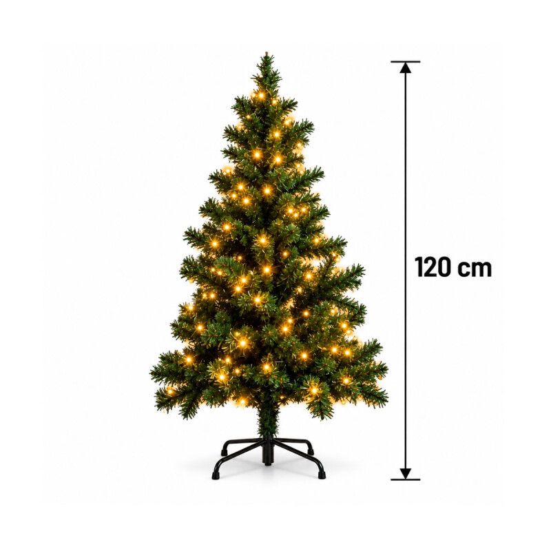 Árbol de Navidad con Luces Cálidas - 120 cm Árbol de Navidad con Luces Cálidas - 120 cm