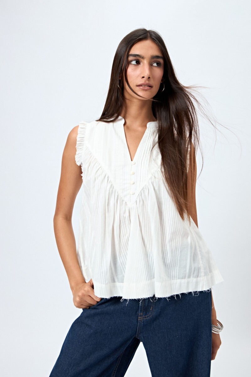 BLUSA BOHEME - Blanco 