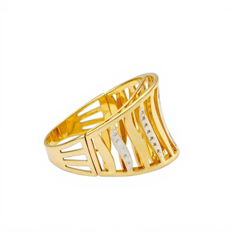 Anillo Hilos Facetados -Oro bajo-Sin piedra-AN8232 sinpiedra
