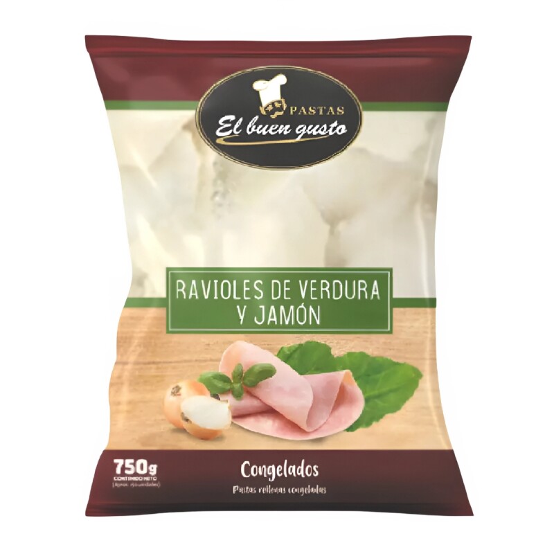 RAVIOLES DE JAMON Y VERDURA EL BUEN GUSTO 750G RAVIOLES DE JAMON Y VERDURA EL BUEN GUSTO 750G