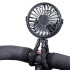 Ventilador Portatil Recargable Tripode Escritorio Mesa 3 Vel Variante Color Negro