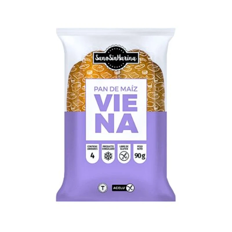 Pan de Viena Sano Sin Harina - 4 ud. Pan de Viena Sano Sin Harina - 4 ud.