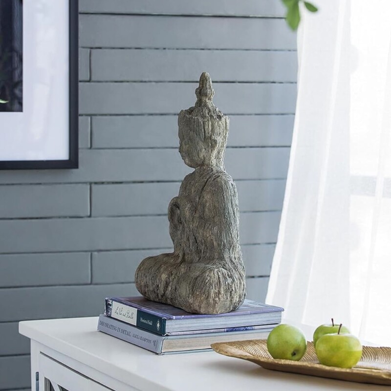 BUDA SENTADO DECORATIVO 33x17x43CM BUDA SENTADO DECORATIVO 33x17x43CM