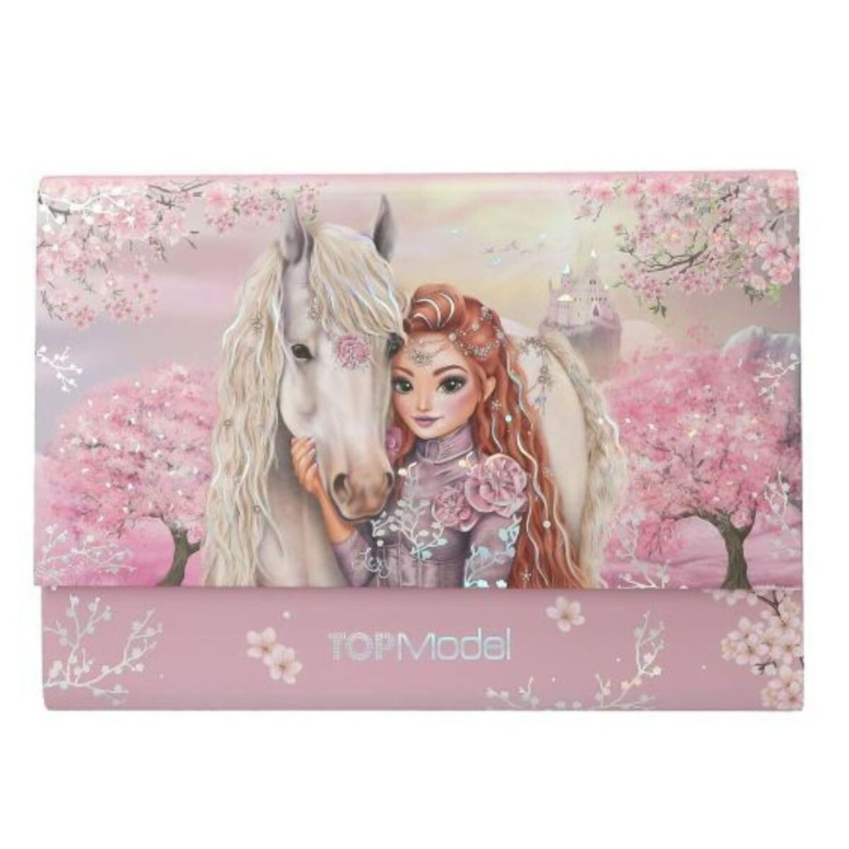 ARCHIVADOR - Carpeta Archivadora Infantil Con Notas Y Sobres Top Model - Viva Violet 