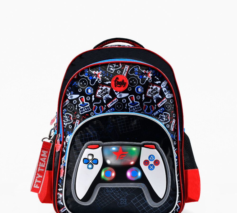 Mochila Futbol Red con Luz Led Footy - Negro/Azul - Footy - 078.F17530106 —  Stadium