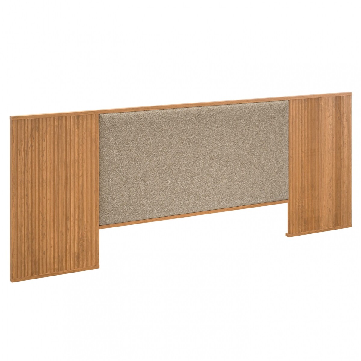 Respaldo King Tapizada - Moderna - Marrón 