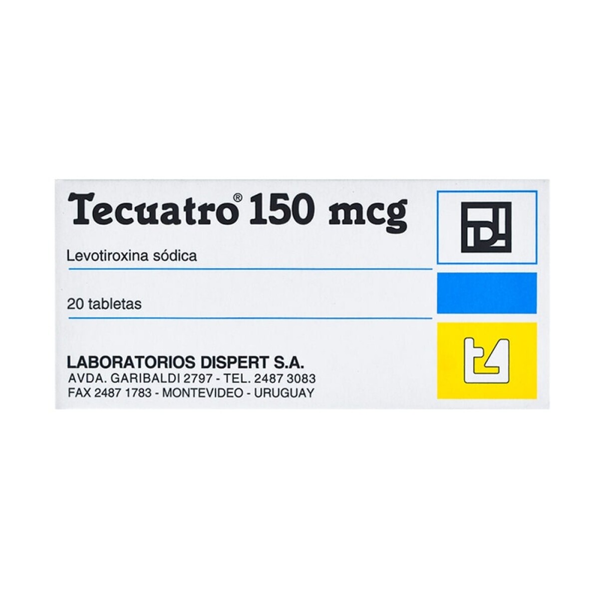 Tecuatro 150 mcg x 20 Comprimidos 