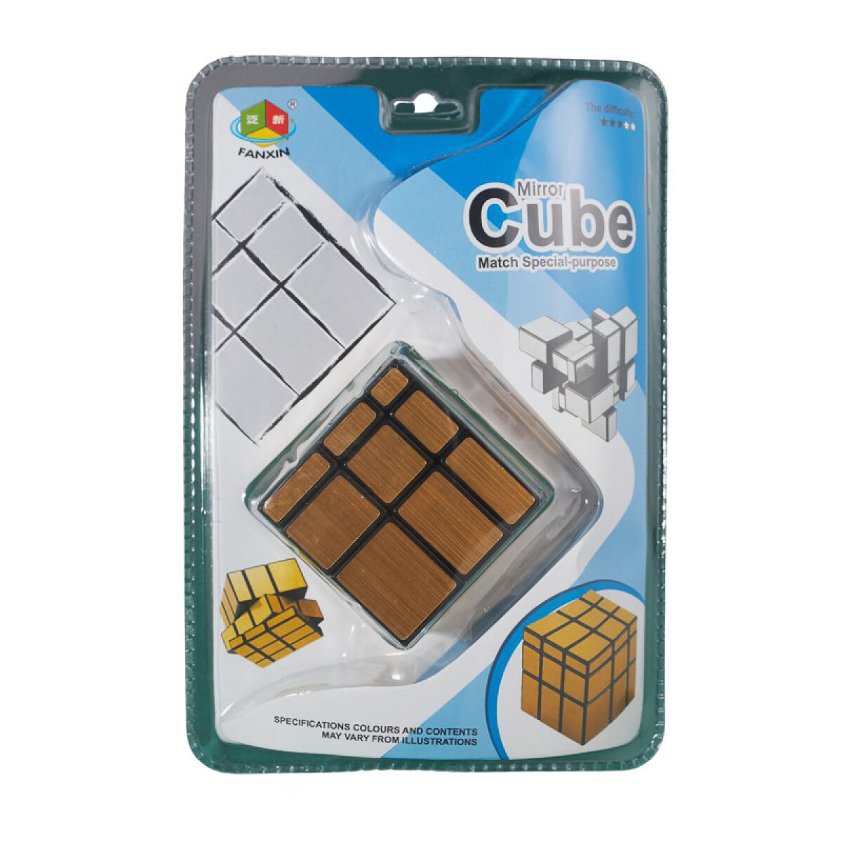 OUTLET CUBO MAGICO EN BLISTER COLOR PLATEADO - Outlet Cubo Magico En Blister Color Plateado 