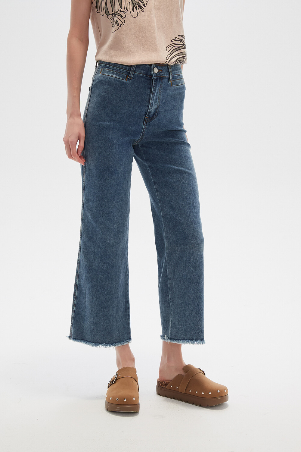 Pantalon Sohan Azul Grisaceo