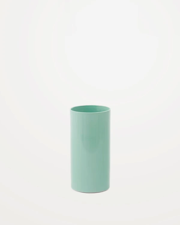 Jarrón de cerámica Elova turquesa 24cm