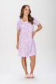 CAMISÓN ALGODÓN ROSA C/FLORES