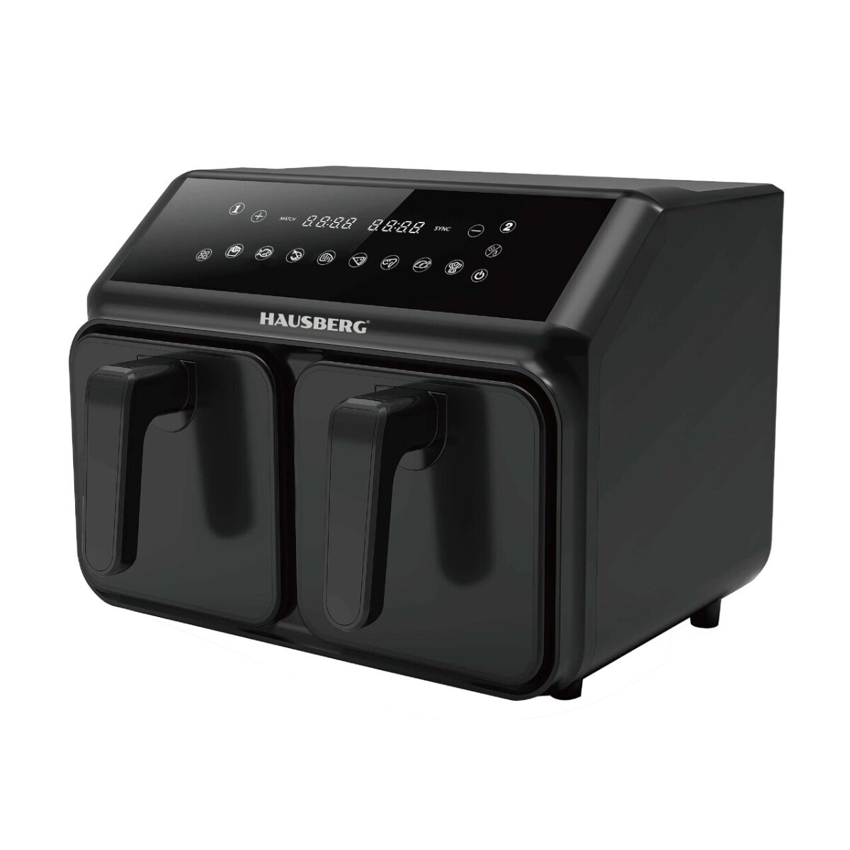 Freidora Sin Aceite Digital Doble 8 Lts. Hausberg HB-2375 