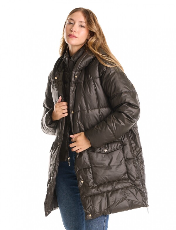 Campera Abrigo NEGRO