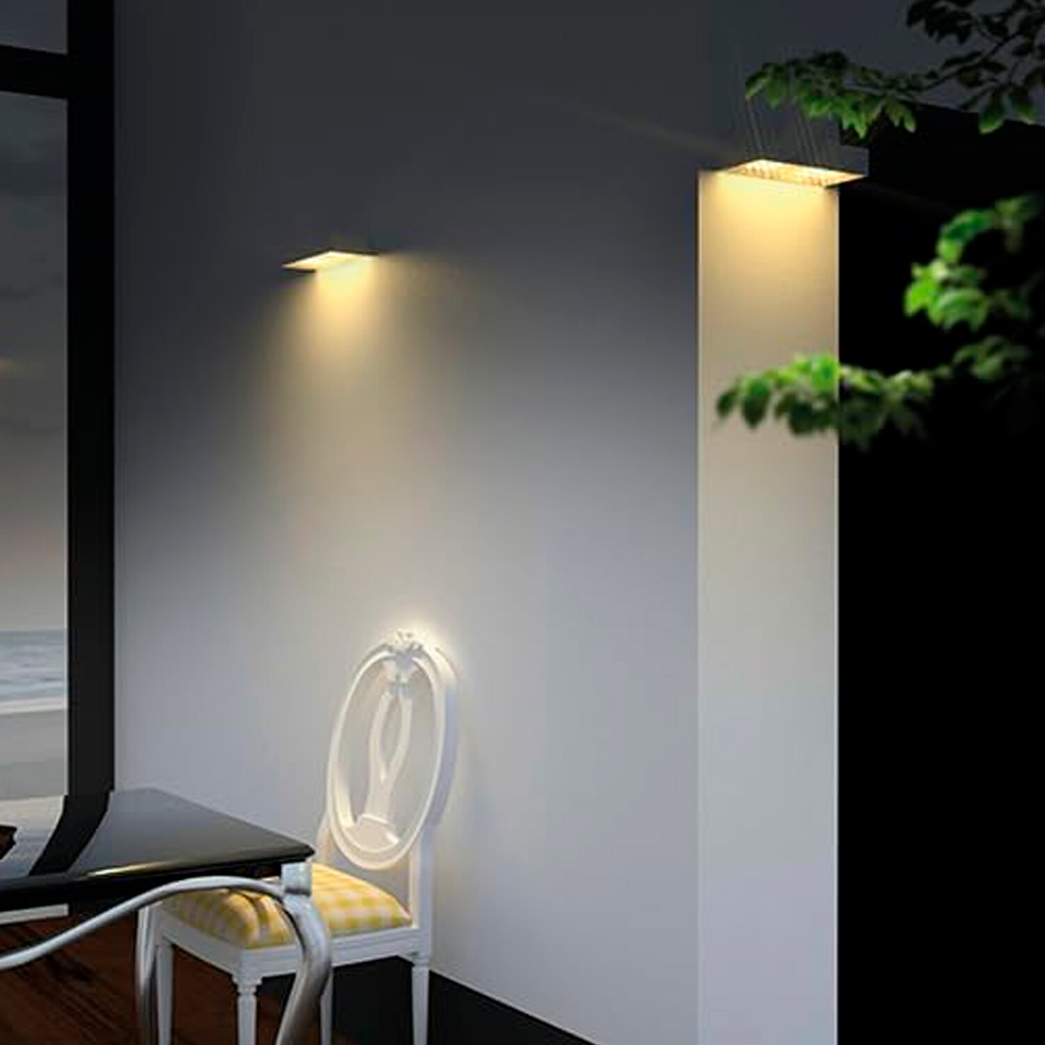 Luminaria LED de Exterior Solar Brick 3W Luz Cálida Blanco