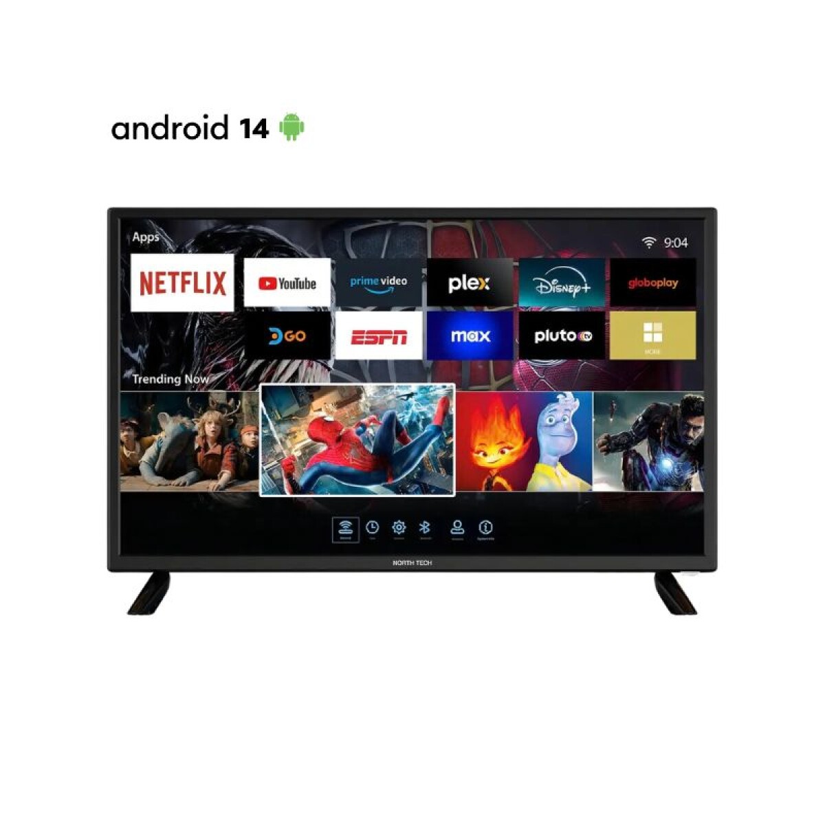 TV LED 24" HD SMART NORTH TECH 