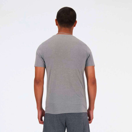 Remera Sport Essentials Heathertech de Hombre Gris