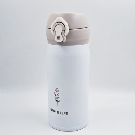 Termo infantil de metal 350 ml Blanco