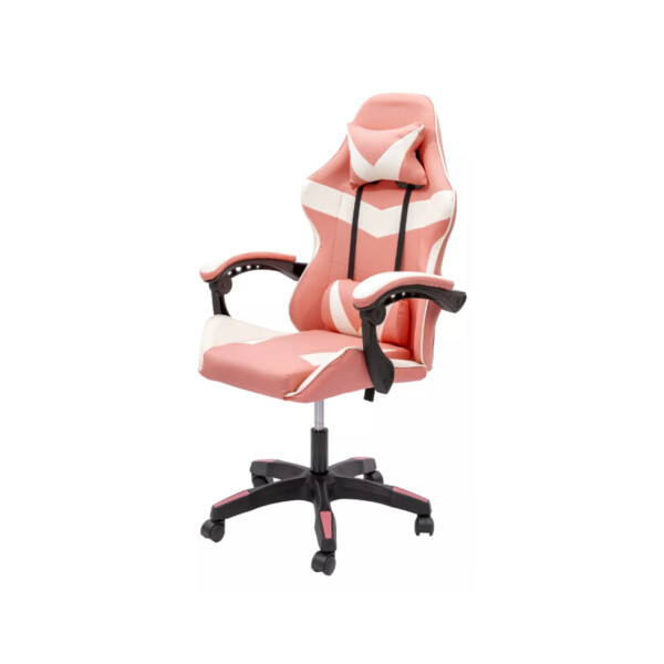 Silla Gamer De Escritorio Ergonomica Pc Gaming Tela Cuero Sintetico Imback Rosa Y Blanca Silla Gamer De Escritorio Ergonomica Pc Gaming Tela Cuero Sintetico Imback Rosa Y Blanca