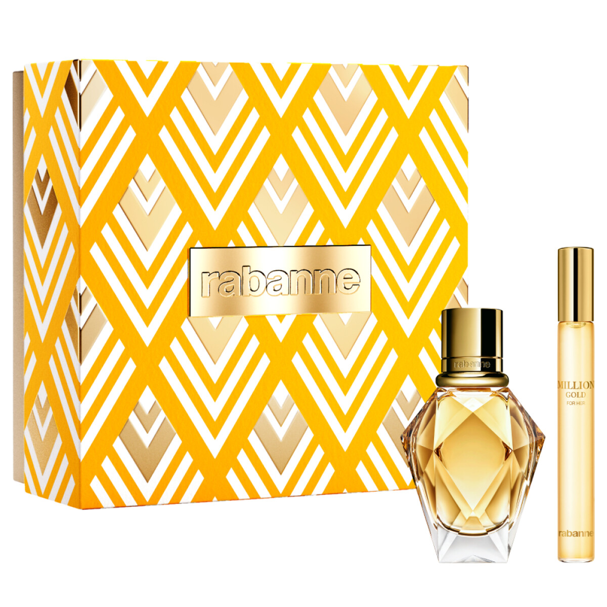 Cofre Rabanne Perfume Million Gold EDP 30 ml + Travel Size 10ml 