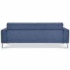 Sofá Modelo 810N3 3 cuerpos en Tela Azul