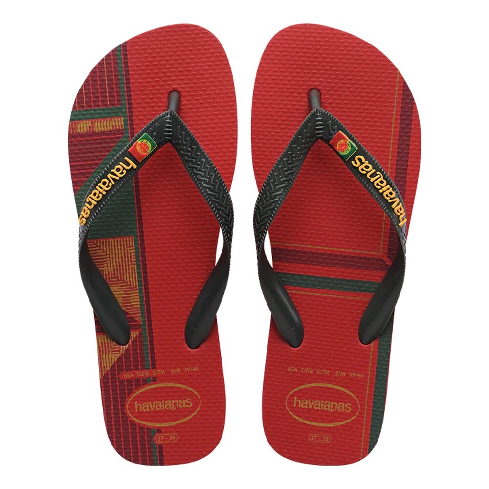 Sandalias Havaianas Top Nations II FC Red Hibiscus