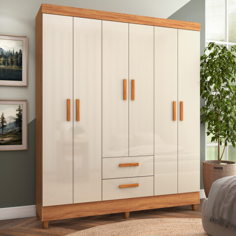 Ropero Lite 148 cm 6 Puertas Ropero Lite 148 cm 6 Puertas