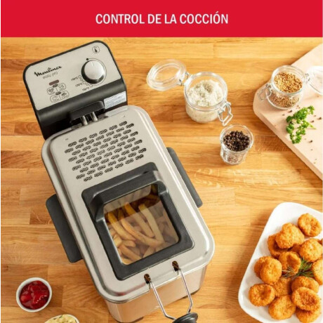 Freidora Con Aceite Moulinex Easy Pro Inoxidable