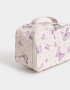 Porta Cosméticos Estampados Porta Cosméticos Cuerina Mariposas - Blanco Crudo
