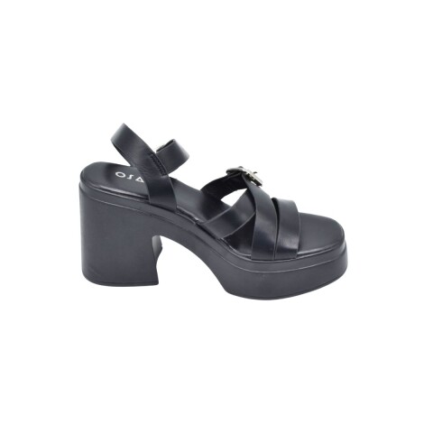 SANDALIA 35-40 BLACK ´PU