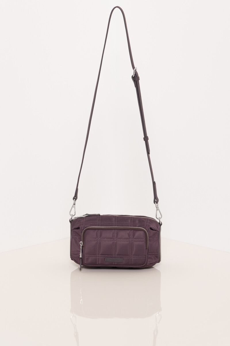 BANDOLERA BOSTON GRID Chocolate